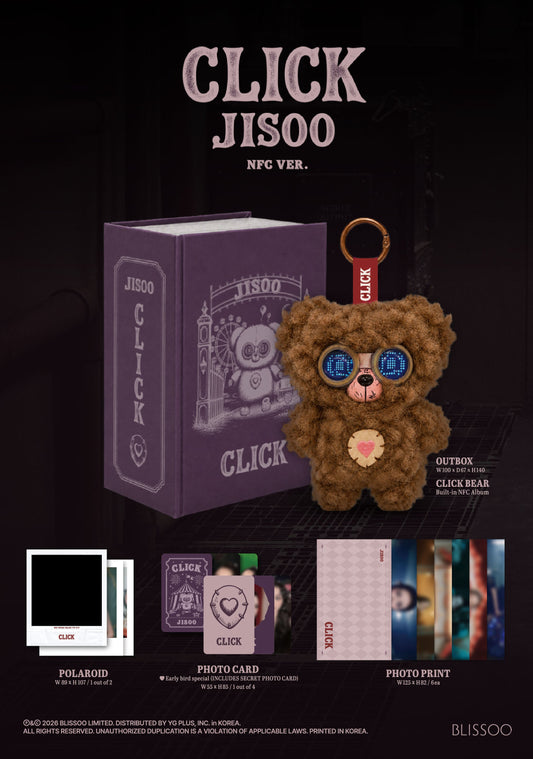 JISOO - CLICK [2nd Single Album - NFC Ver.] gallery image 1