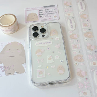 MINS STUDIOS Jjooie Bunny Sticker Roll