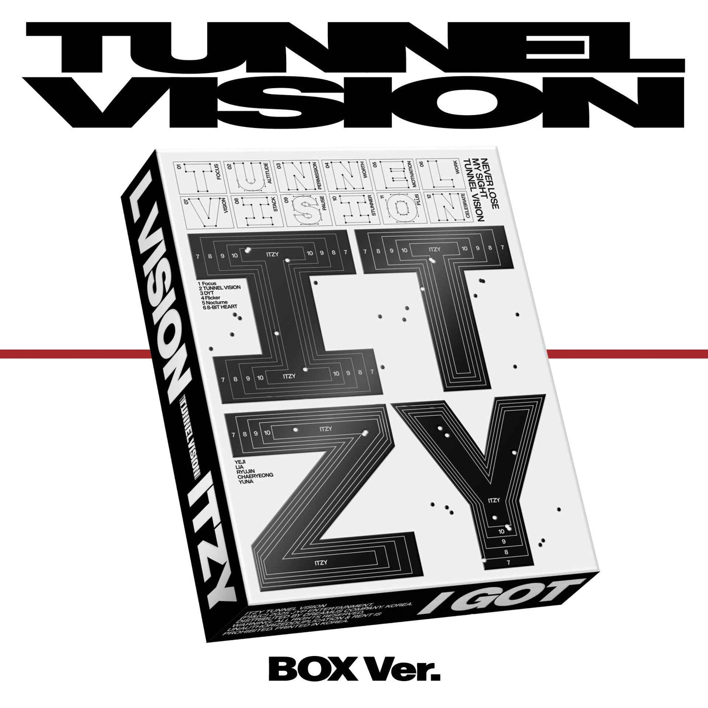 (POB) ITZY - [TUNNEL VISION] (Box Ver.)