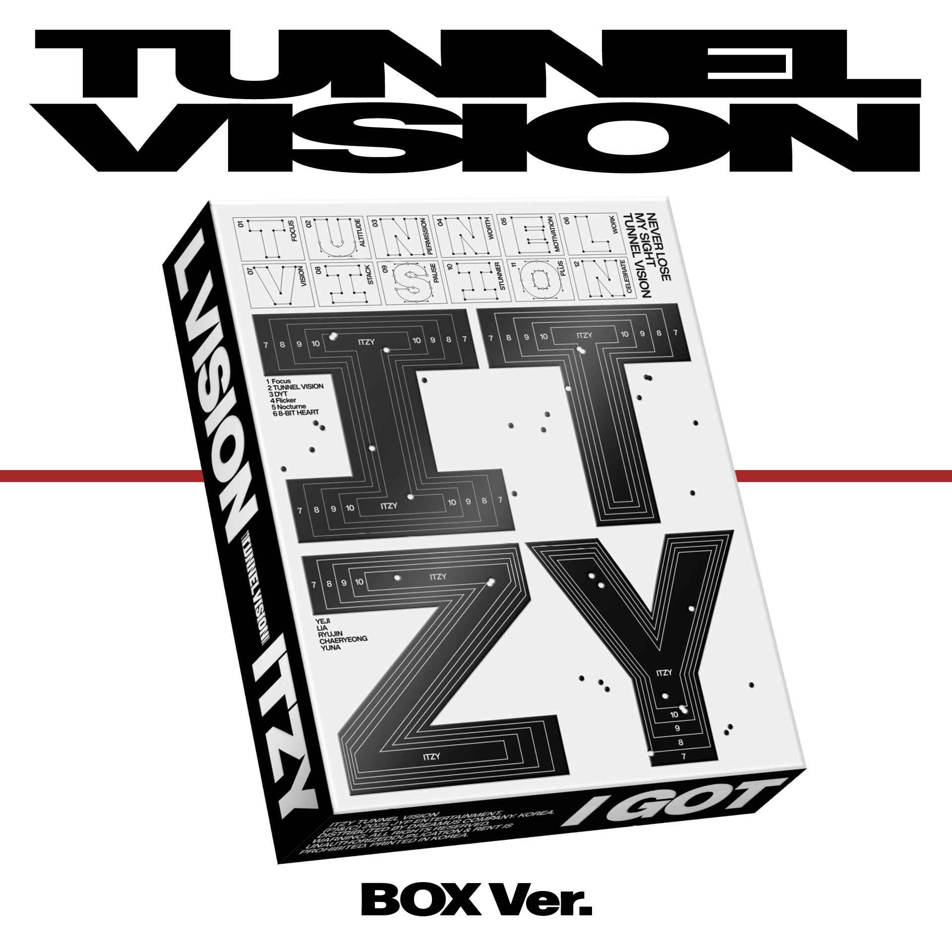 (POB) ITZY - [TUNNEL VISION] (Box Ver.)
