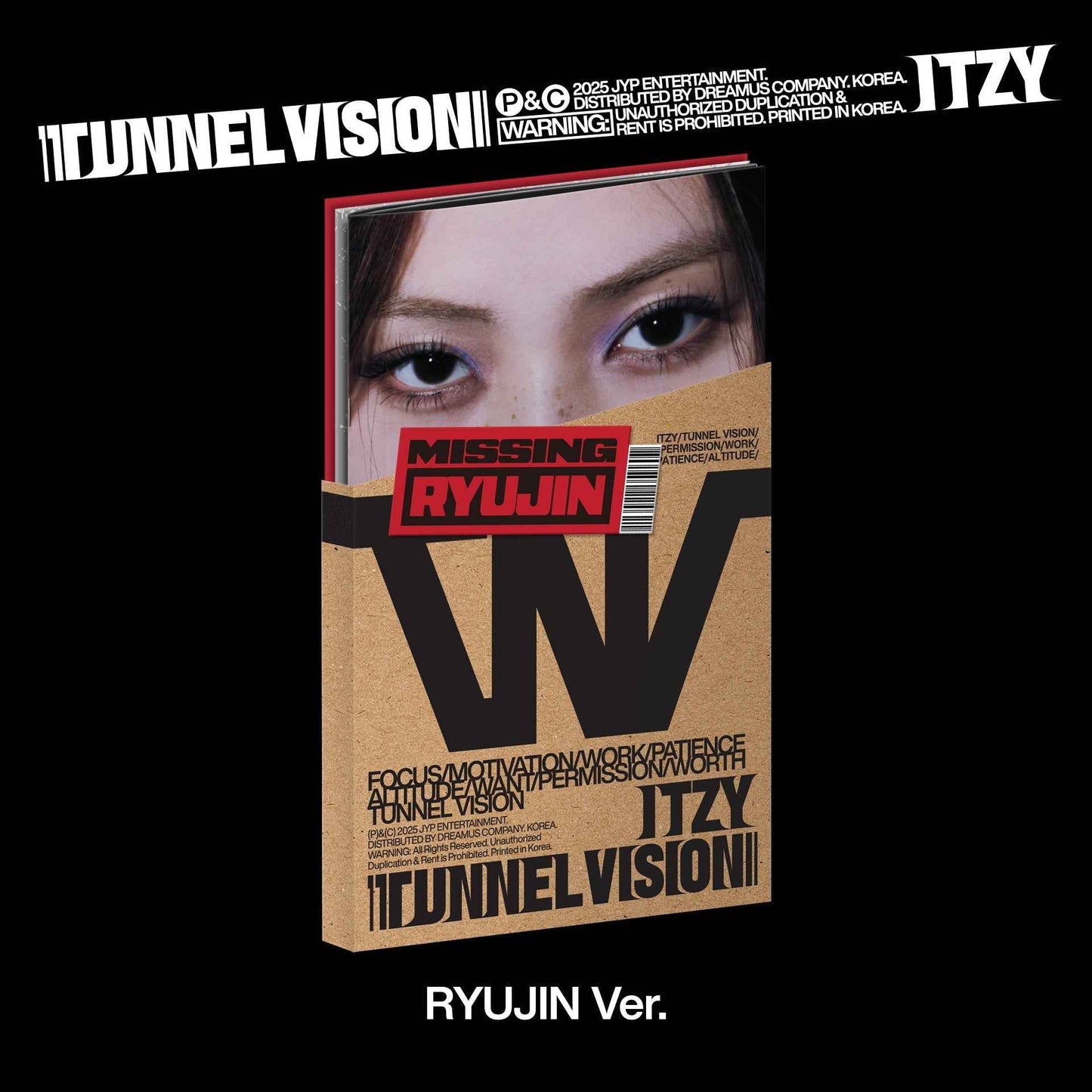 (POB) ITZY - [TUNNEL VISION] (Member Ver.)