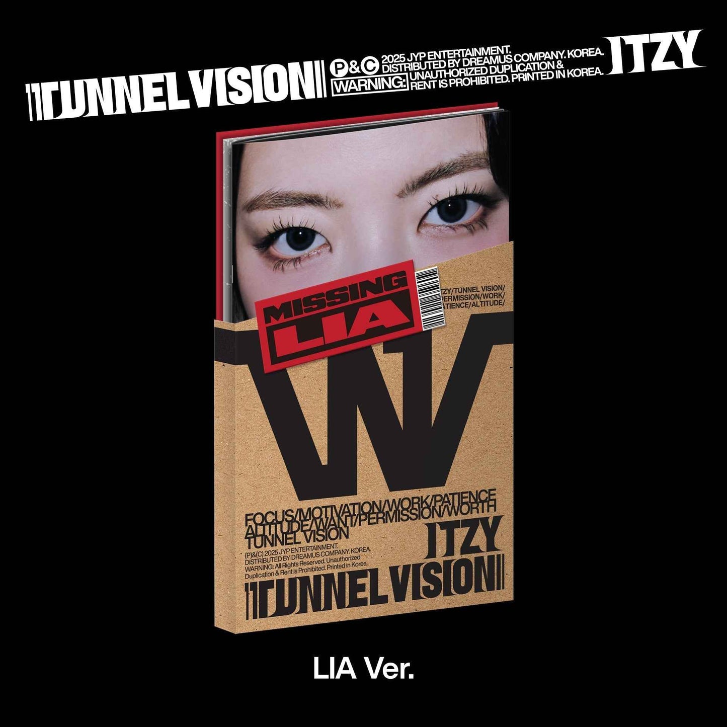 (POB) ITZY - [TUNNEL VISION] (Member Ver.)