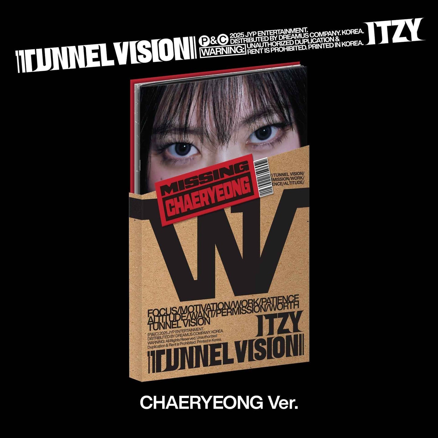(POB) ITZY - [TUNNEL VISION] (Member Ver.)