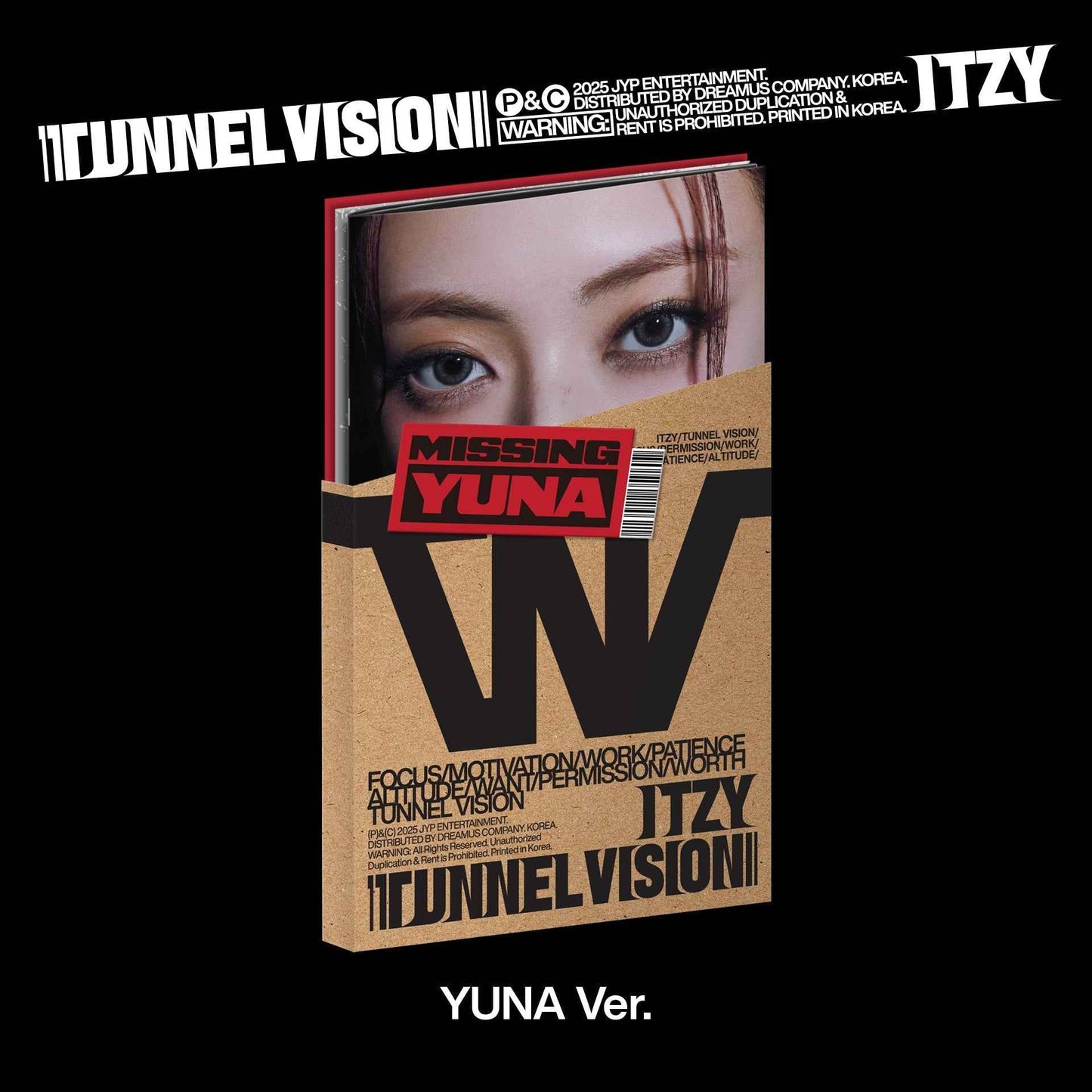 (POB) ITZY - [TUNNEL VISION] (Member Ver.)