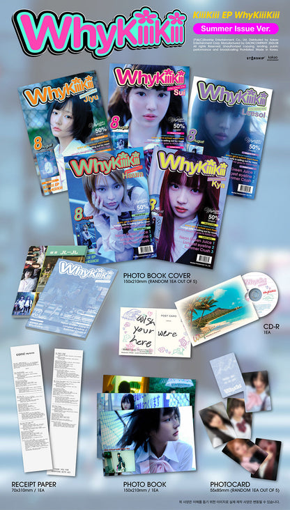 KiiiKiii - WhyKiiiKiii [3rd EP Album - SUMMER ISSUE Ver.] gallery image 1