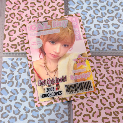 MINS STUDIOS Leopard Binder Pocket Paper
