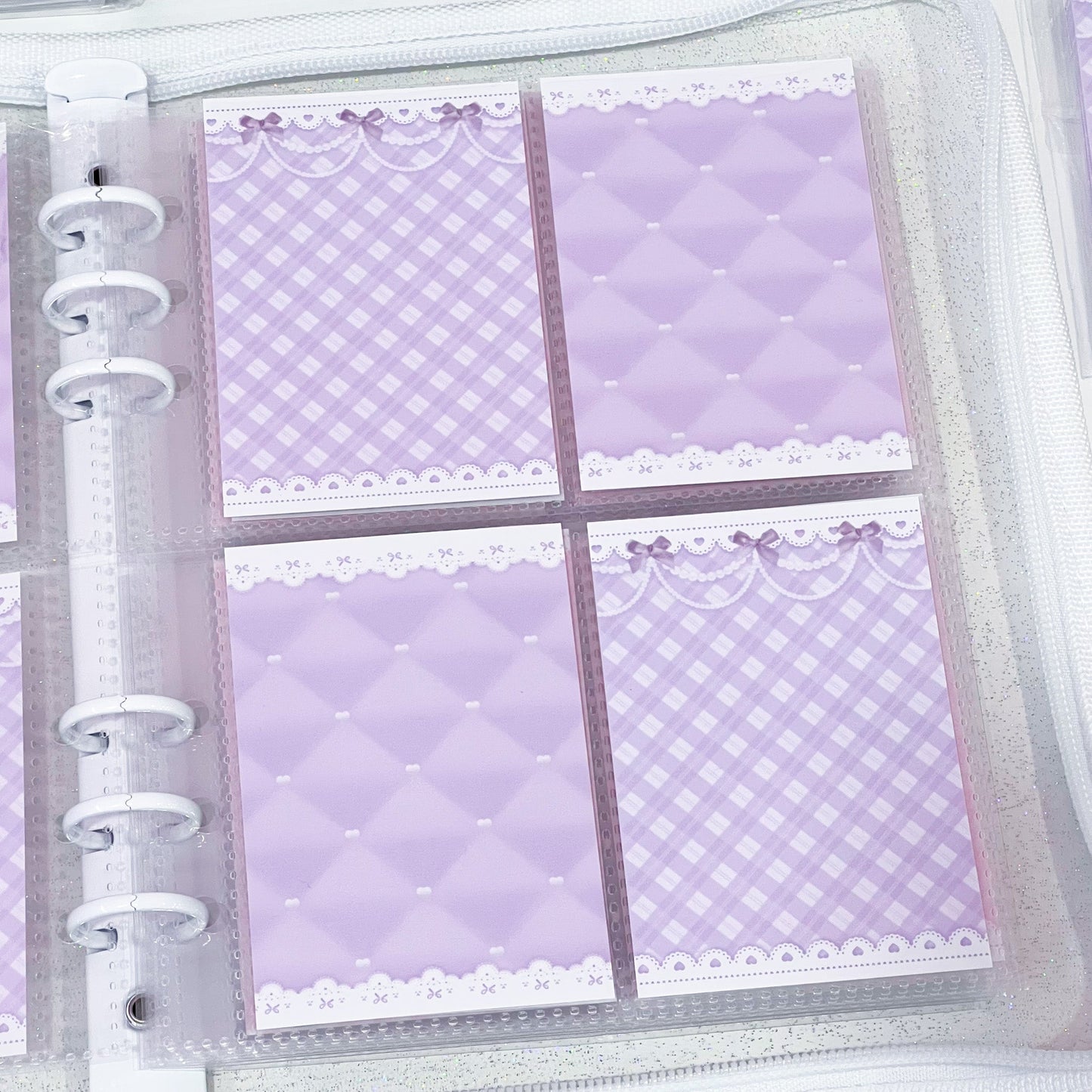 MINS STUDIOS Lilac Dream Binder Pocket Paper