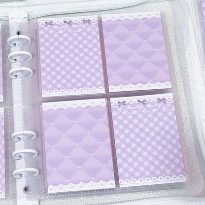 MINS STUDIOS Lilac Dream Binder Pocket Paper