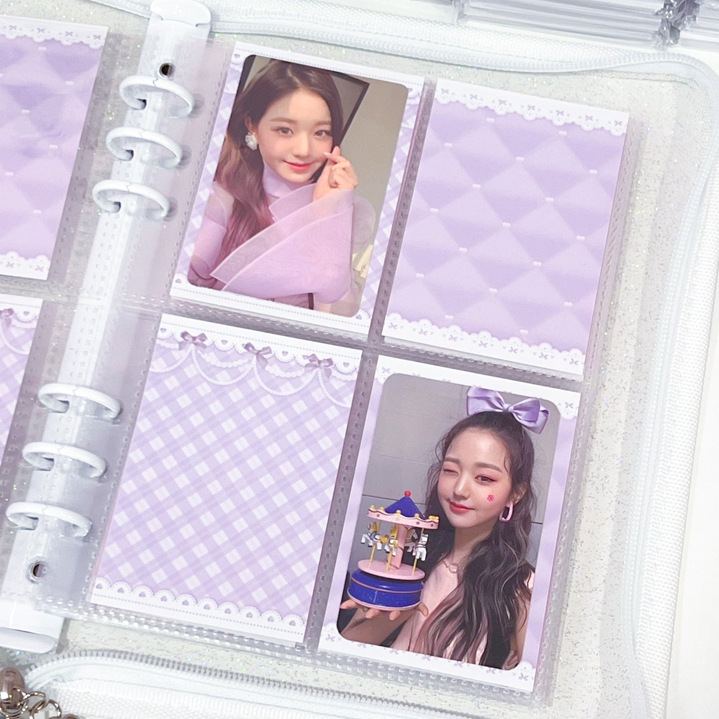 MINS STUDIOS Lilac Dream Binder Pocket Paper