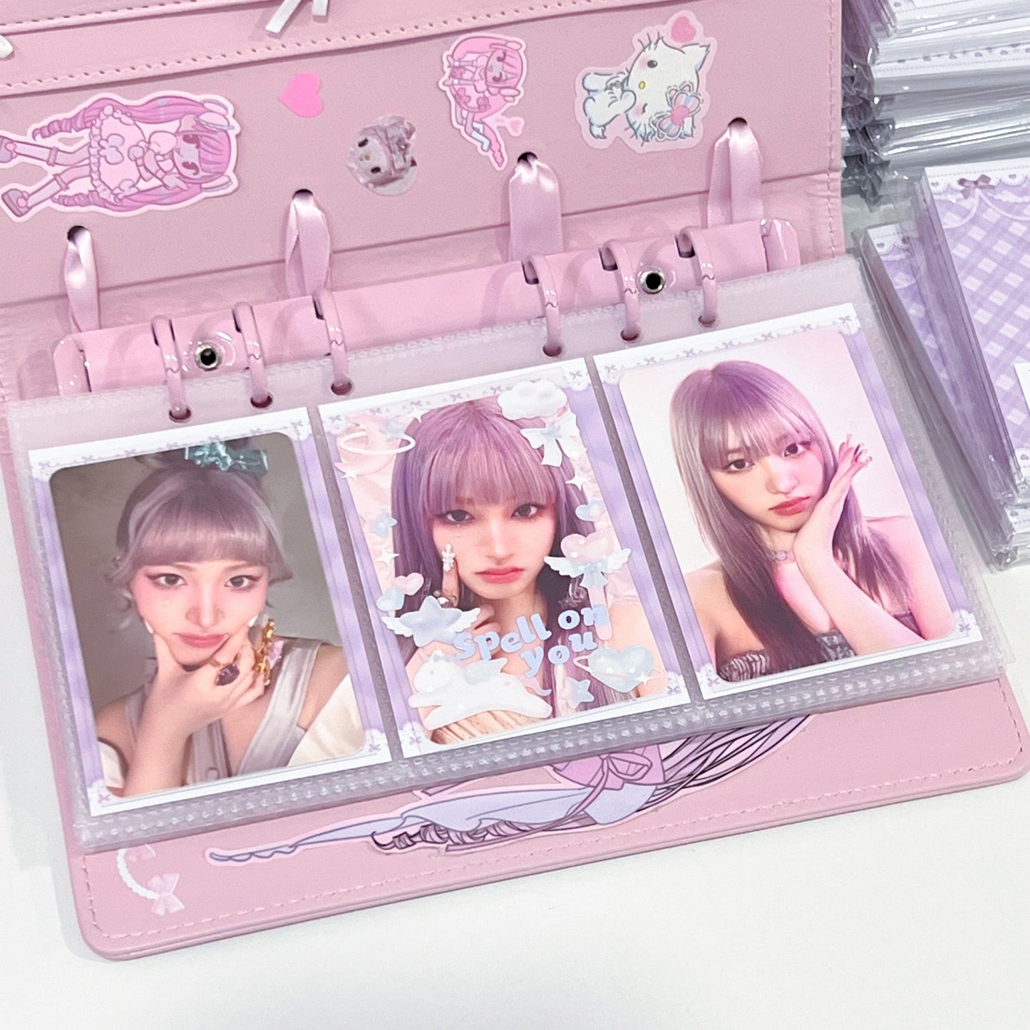 MINS STUDIOS Lilac Dream Binder Pocket Paper