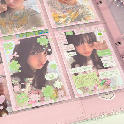 MINS STUDIOS Lucky Clover Mini Label Sticker
