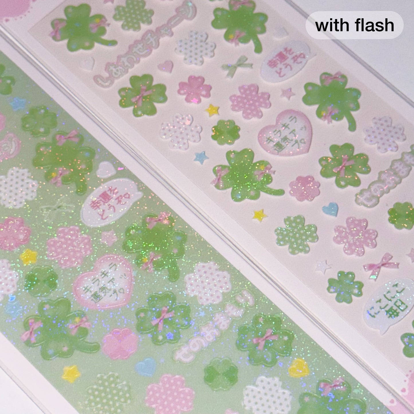 MINS STUDIOS Lucky Clover Deco Sticker