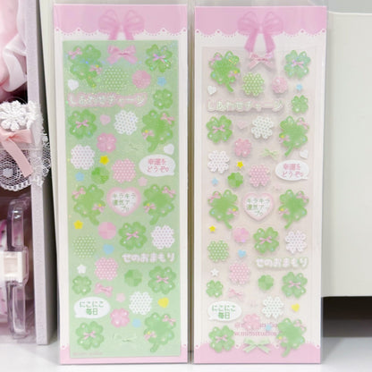 MINS STUDIOS Lucky Clover Deco Sticker