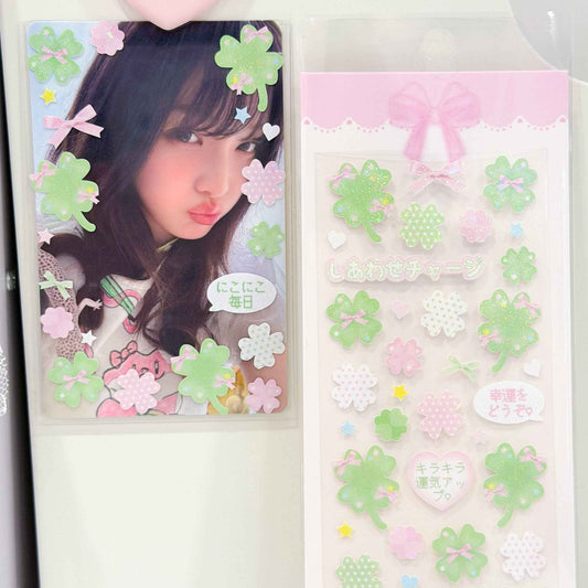 MINS STUDIOS Lucky Clover Deco Sticker