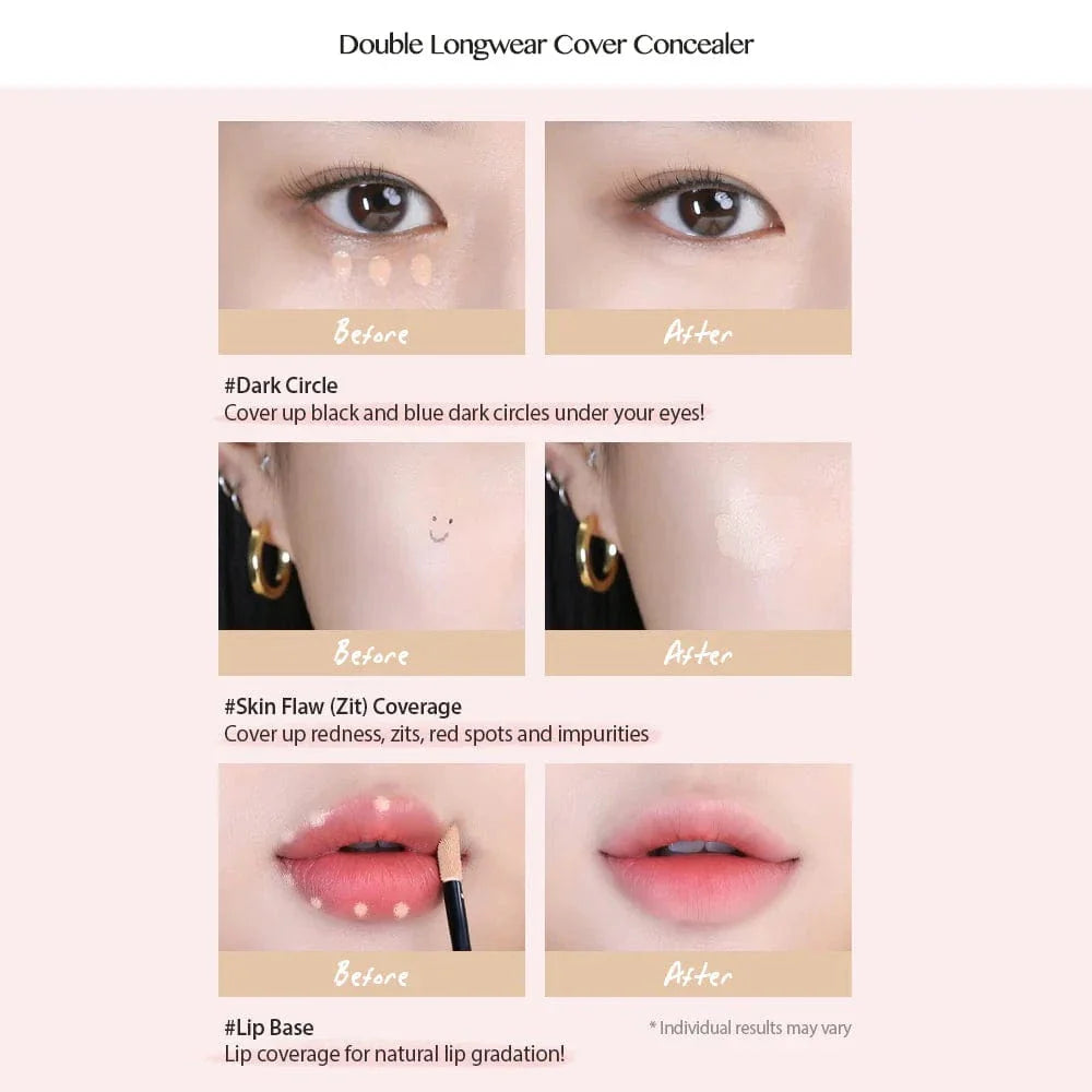 PERIPERA Double Longwear Cover Concealer