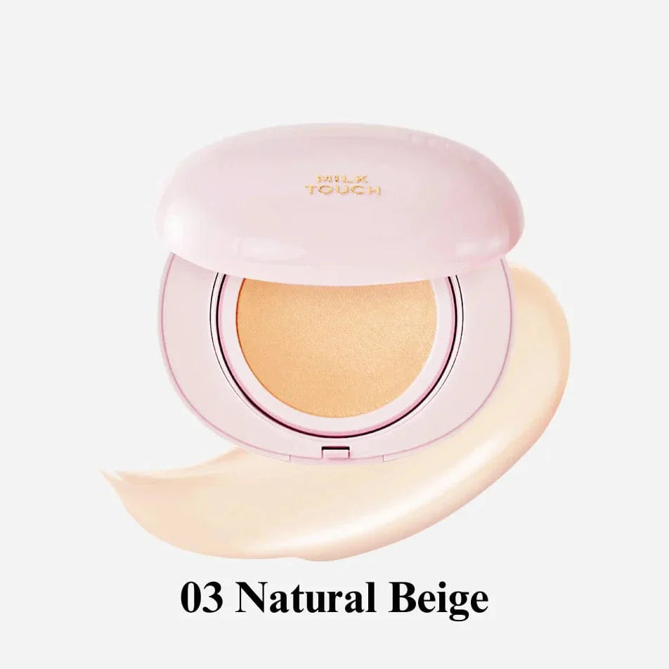 MILK TOUCH All-day Skin Fit Milky Glow Cushion Set (+Refill)