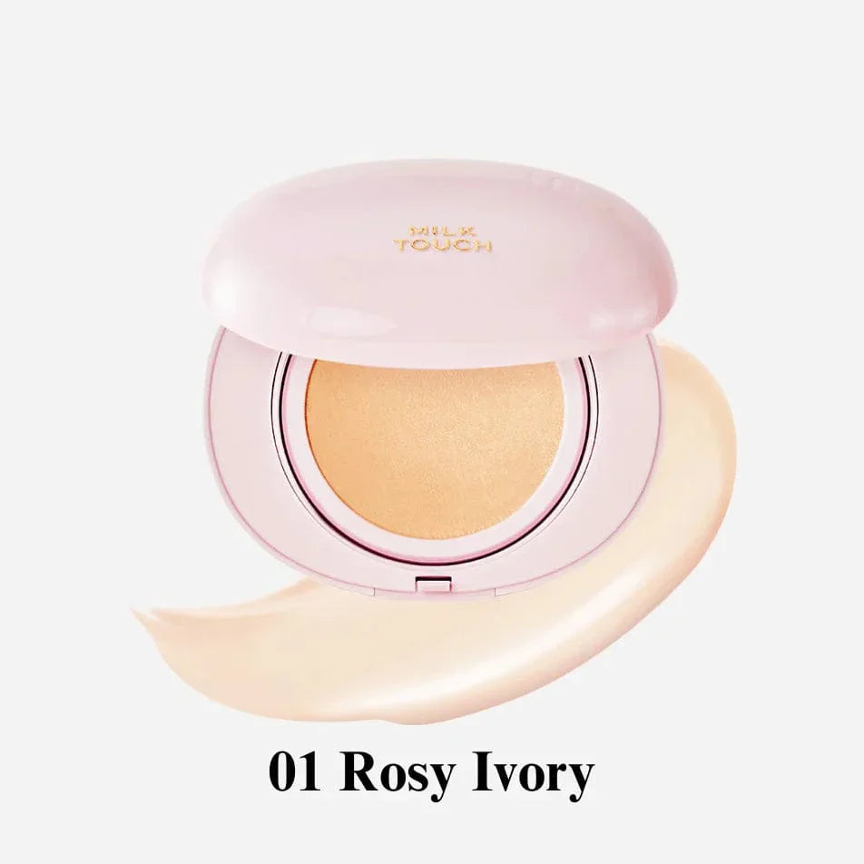 MILK TOUCH All-day Skin Fit Milky Glow Cushion Set (+Refill)