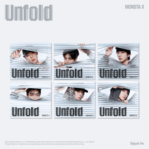 MONSTA X AMERICAN STUDIO ALBUM - UNFOLD (DIGIPACK VER.)