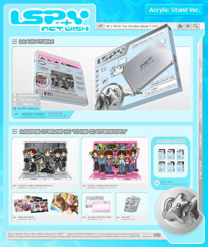 NCT WISH - 4TH MINI ALBUM [I SPY] (ACRYLIC STAND VER)