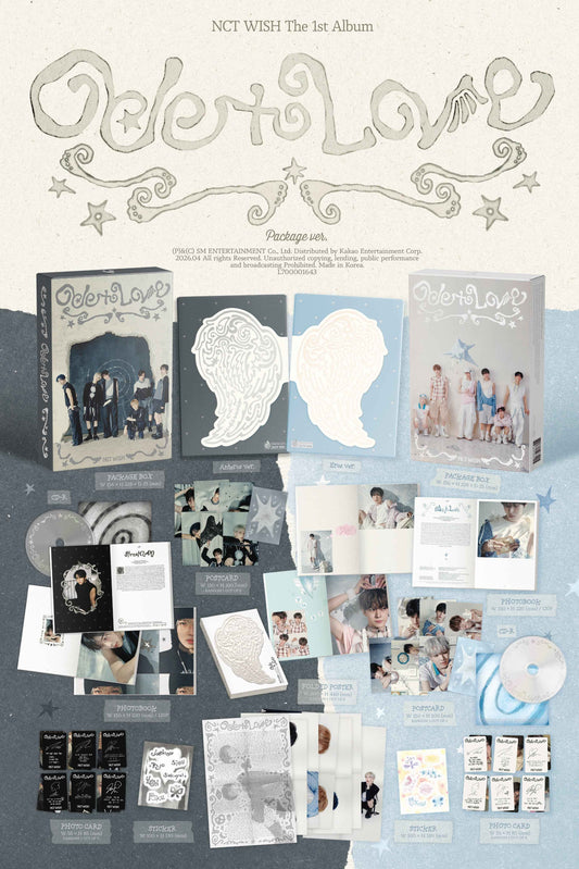 NCT WISH 1ST ALBUM - ODE TO LOVE (PACKAGE VER.)