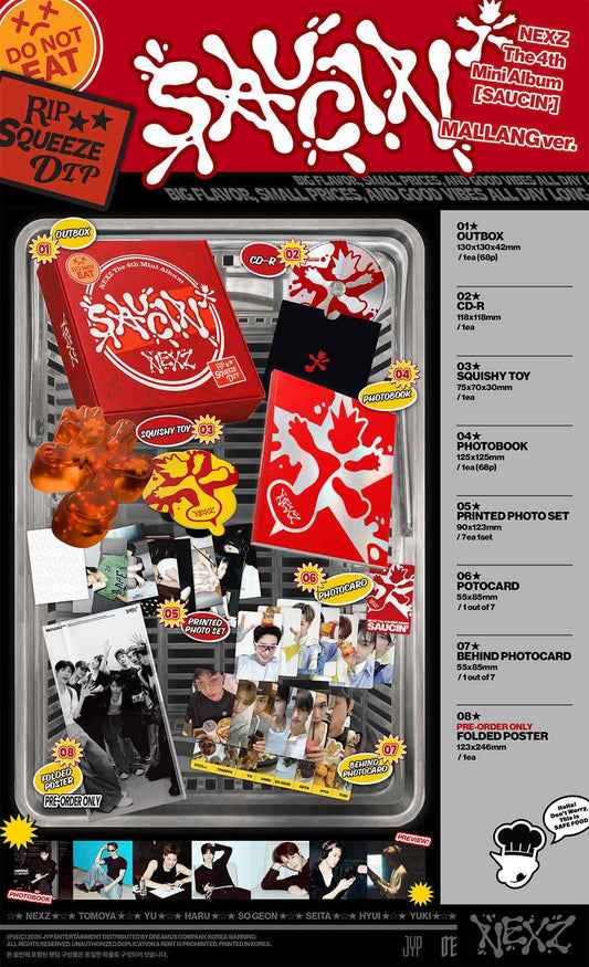 NEXZ - 4th Mini Album [SAUCIN'] (MALLANG ver.)