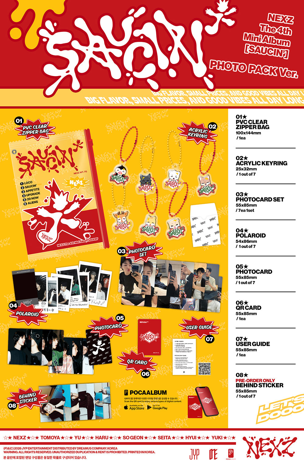NEXZ - 4th Mini Album [SAUCIN'] (PHOTO PACK ver.)