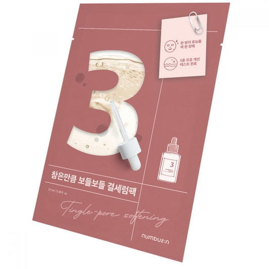 NUMBUZIN No.3 Tingle-Pore Softening Sheet Mask
