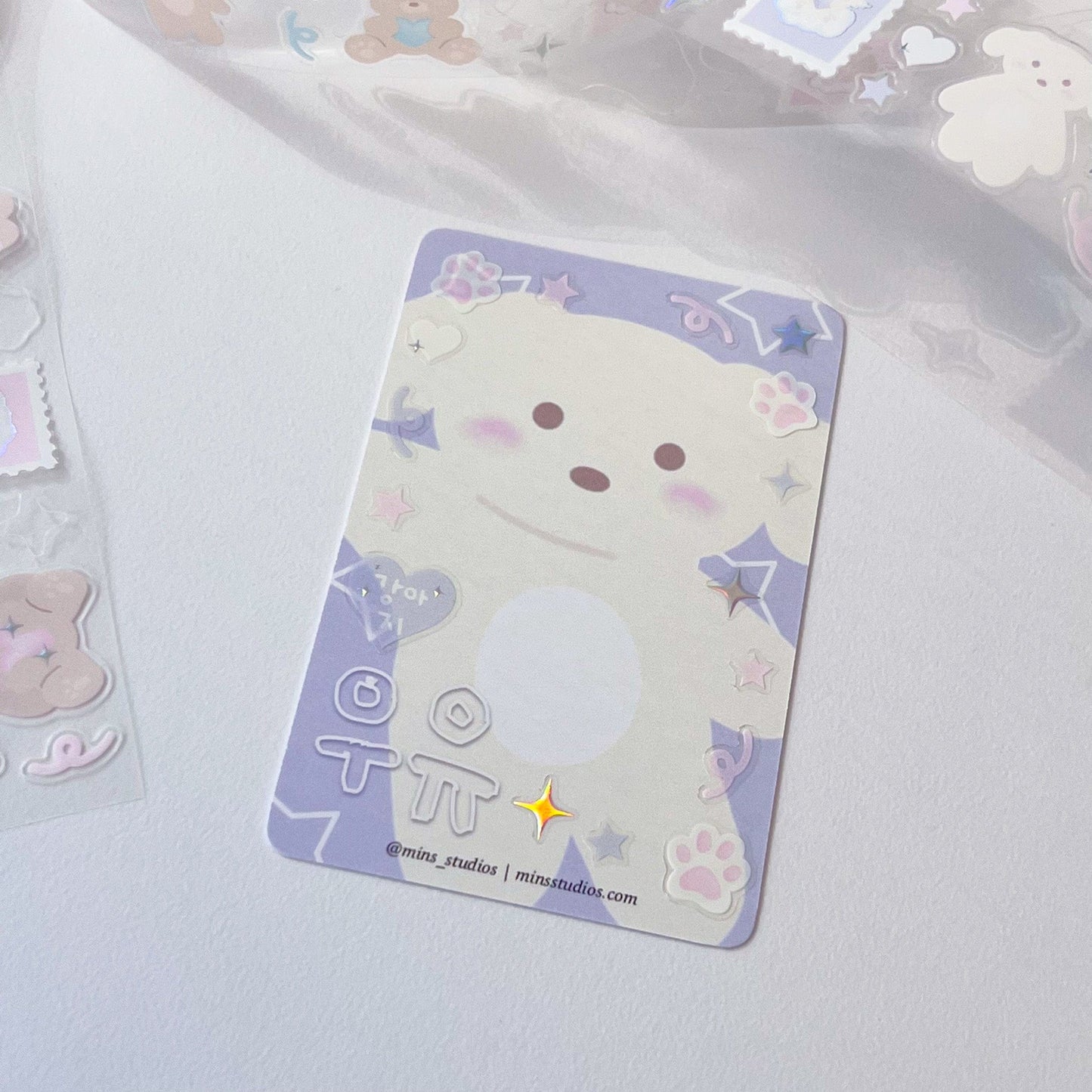MINS STUDIOS Ooyoo Puppy Sticker Roll