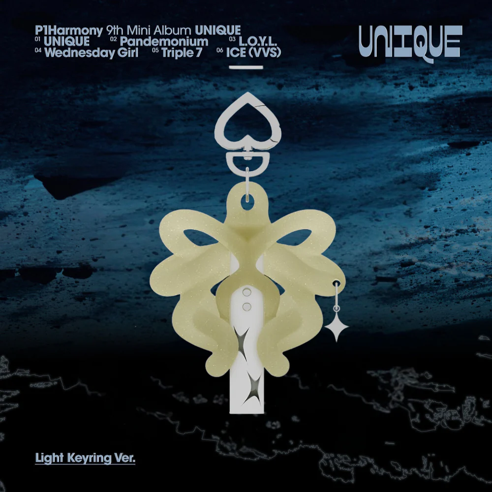 (Apple Music) P1Harmony - 9th Mini Album [UNIQUE] (Light Keyring Ver.)