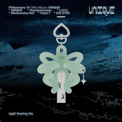 (Apple Music) P1Harmony - 9th Mini Album [UNIQUE] (Light Keyring Ver.)