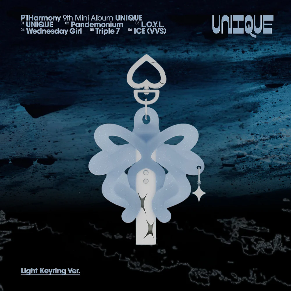 (Apple Music) P1Harmony - 9th Mini Album [UNIQUE] (Light Keyring Ver.)
