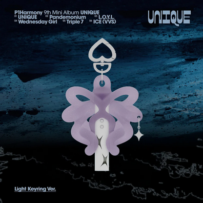 (Apple Music) P1Harmony - 9th Mini Album [UNIQUE] (Light Keyring Ver.)