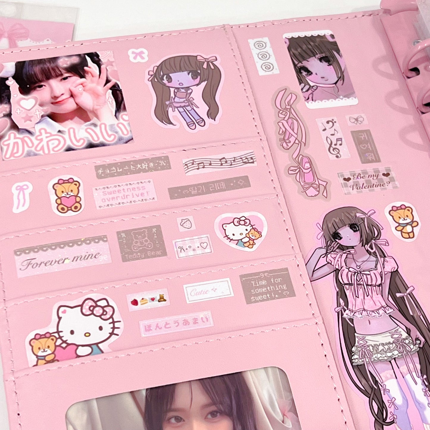 MINS STUDIOS Pink Cocoa Deco Sticker