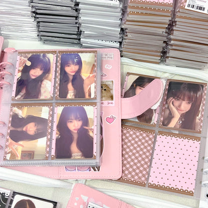 MINS STUDIOS Pink Cocoa Binder Pocket Paper