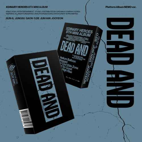 XDINARY HEROES 8TH MINI ALBUM - DEAD AND (PLATFORM ALBUM NEMO VER.)