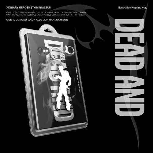 XDINARY HEROES 8TH MINI ALBUM - DEAD AND (ILLUSTRATION KEYRING VER.)