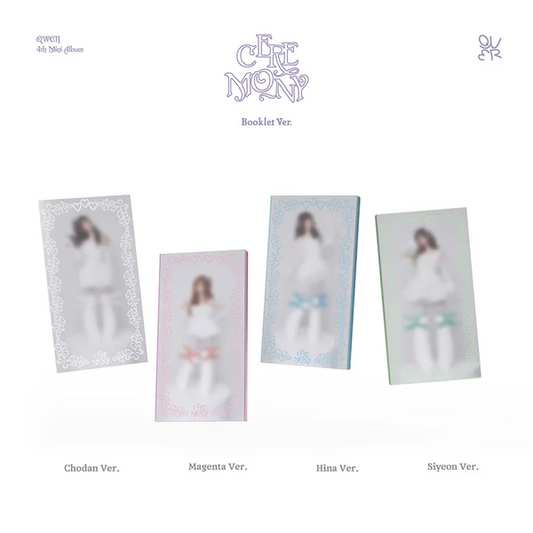 QWER 4TH MINI ALBUM - CEREMONY (BOOKLET VER.)