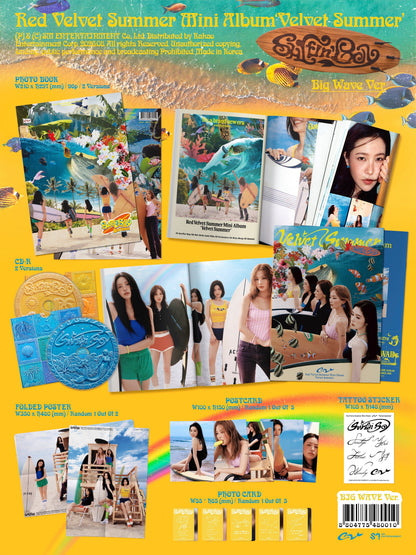 RED VELVET - SUMMER MINI ALBUM [VELVET SUMMER] (BIG WAVE VER.)