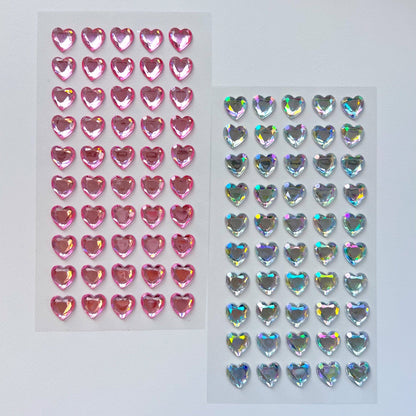 MINS STUDIOS 10 mm Heart Jewel Sticker