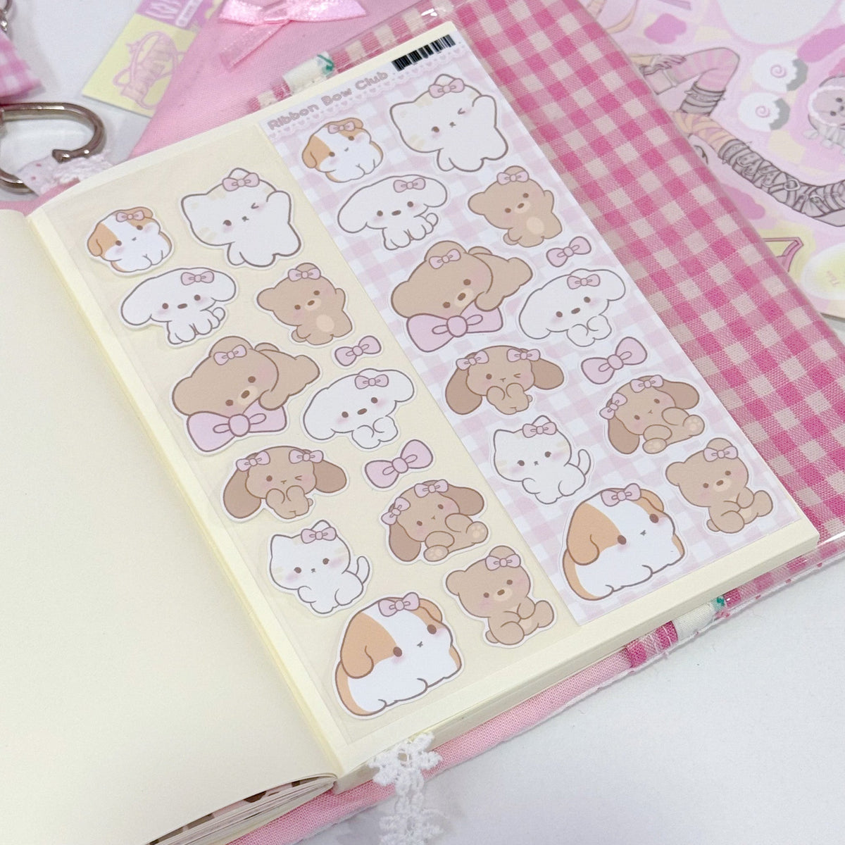 Ribbon Bow Club Sticker