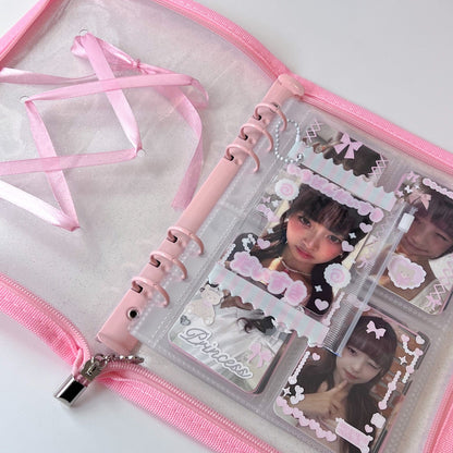 MINS STUDIOS A5 Ribbon Zipper Binder + Pages