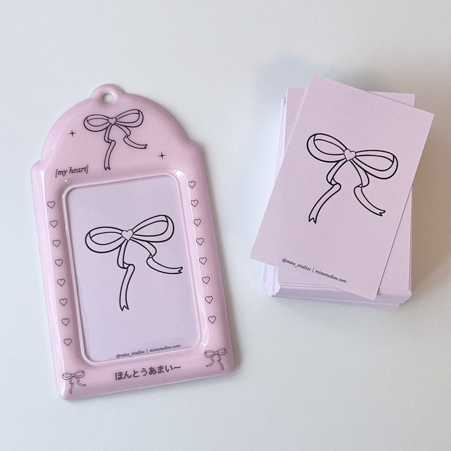MINS STUDIOS Ribbon Bow Card Holder