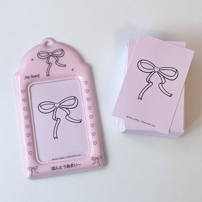 MINS STUDIOS Ribbon Bow Card Holder