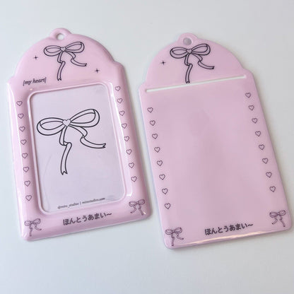 MINS STUDIOS Ribbon Bow Card Holder