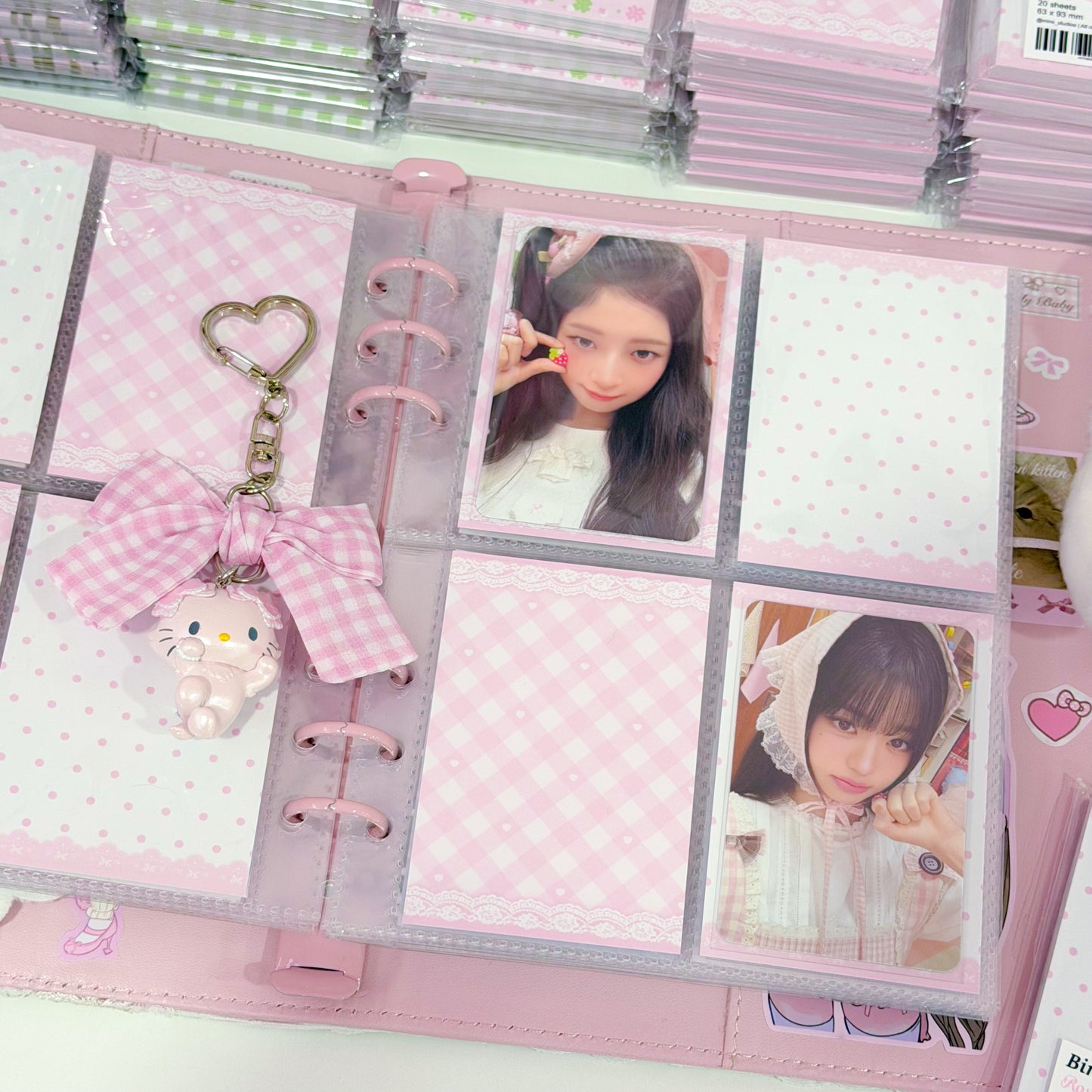 MINS STUDIOS Rosy Lullaby Binder Pocket Paper