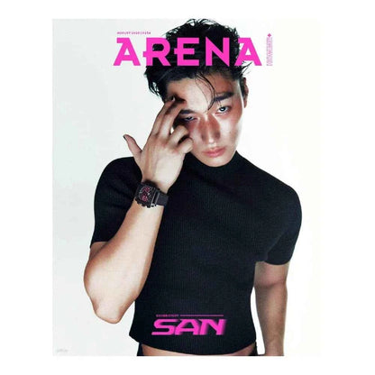 ARENA HOMME+ August 2025 ATEEZ SAN