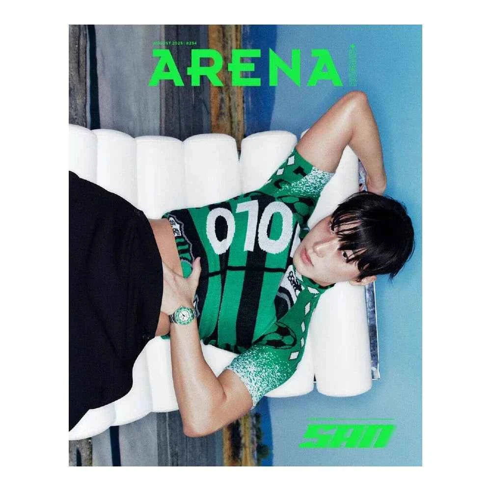 ARENA HOMME+ August 2025 ATEEZ SAN
