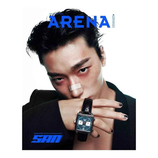 ARENA HOMME+ August 2025 ATEEZ SAN