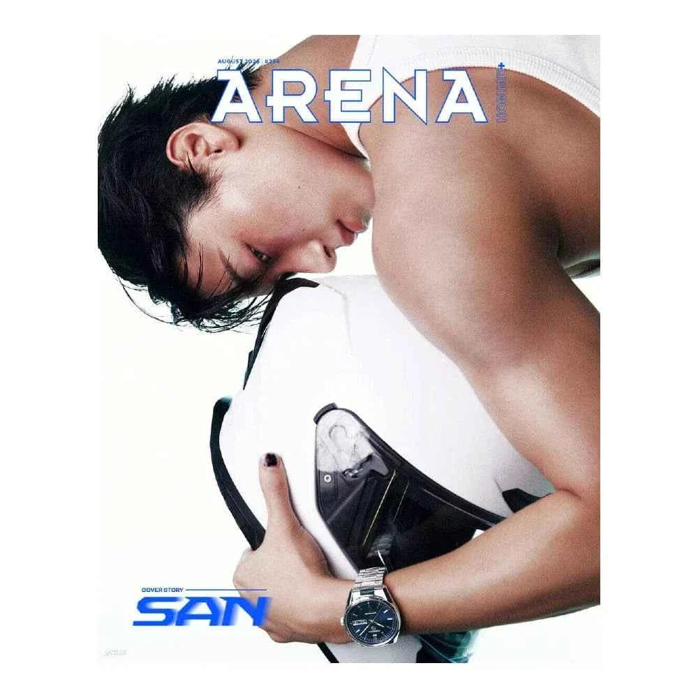 ARENA HOMME+ August 2025 ATEEZ SAN