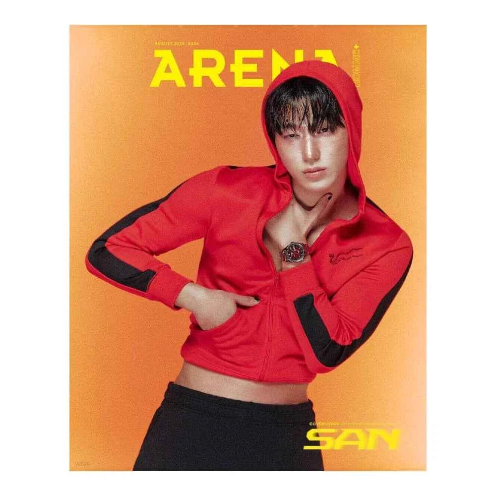 ARENA HOMME+ August 2025 ATEEZ SAN